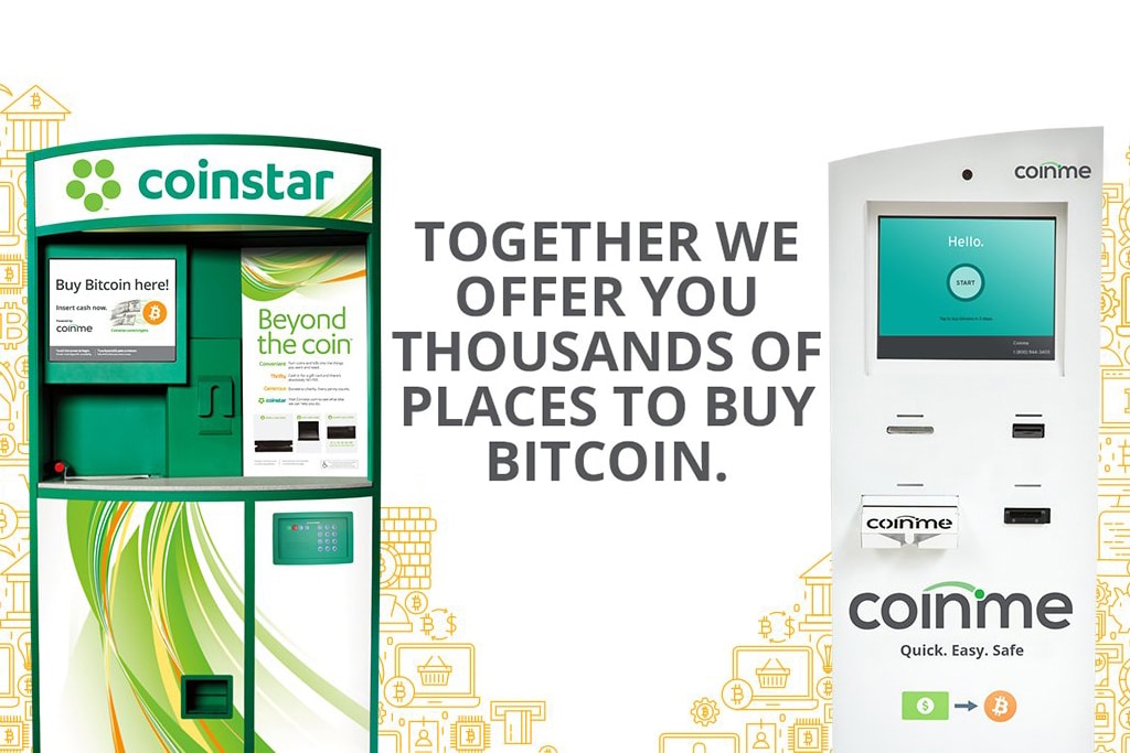 Bitcoin ATM Firm Coinme To Sell Bitcoin At Coinstar Coin Counting Machines (#GotBitcoin?)