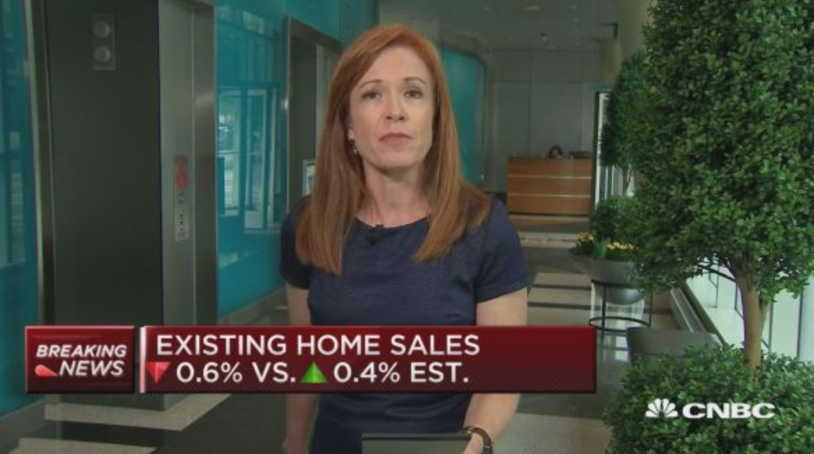 U.S. Existing-Home Sales Enter 14th Straight Month Of Declines (#GotBitcoin?)