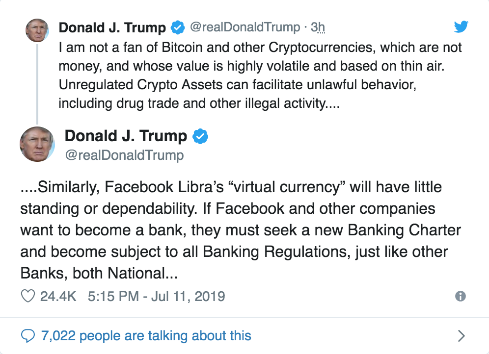 Trump Bashes Bitcoin And Alt-Right Is Mad As Hell (#GotBitcoin?)