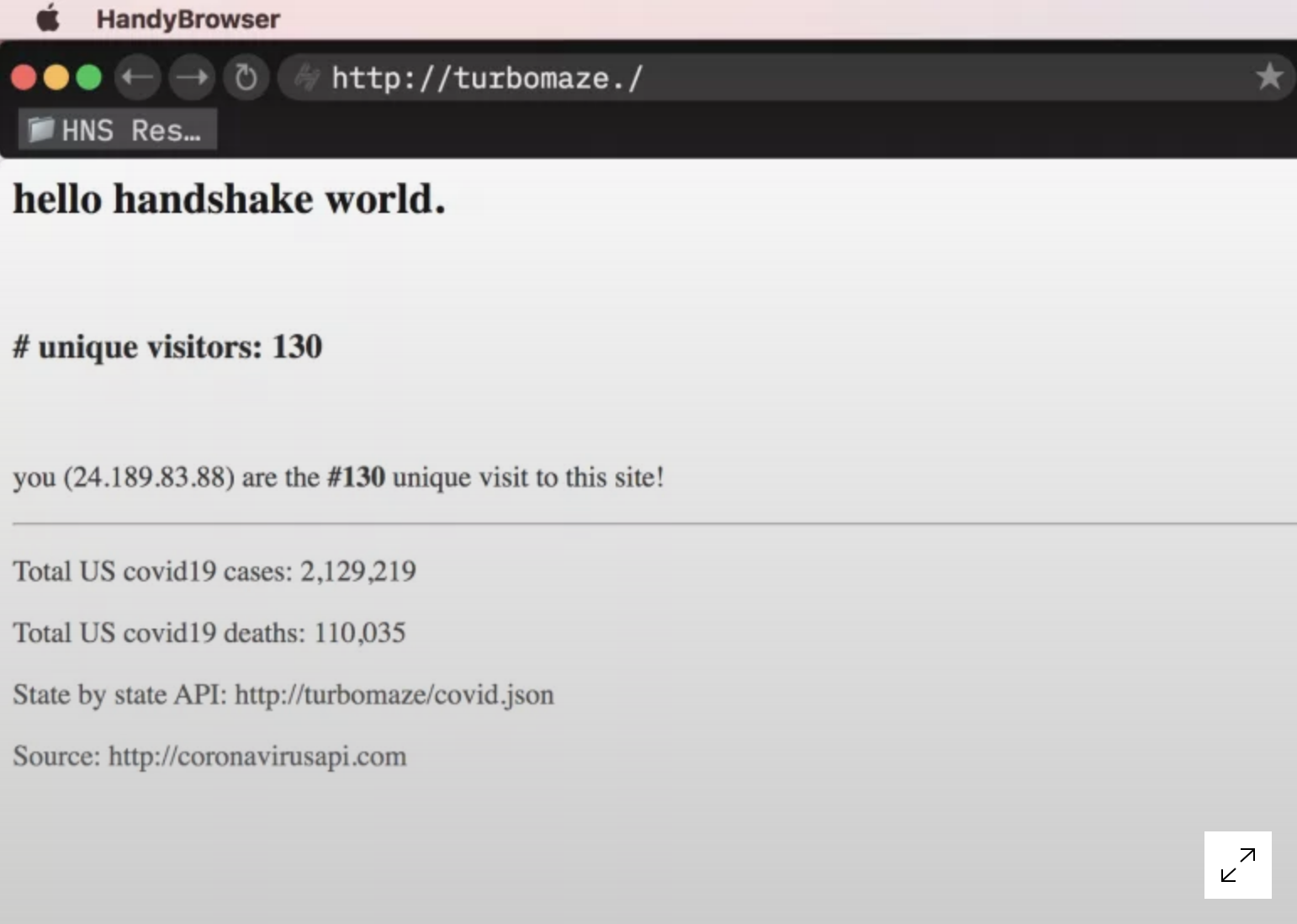 Handshake Goes Live With An Uncensorable Internet Browser