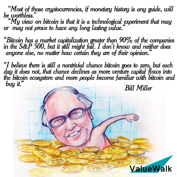 Former Legg Mason Star Bill Miller And Bloomberg Are Optimistic About Bitcoin's Future
