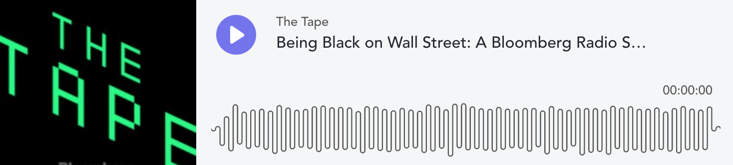 Being Black On Wall Street. Top Black Employees Speak Including Godfather of ETFs (#GotBitcoin?)