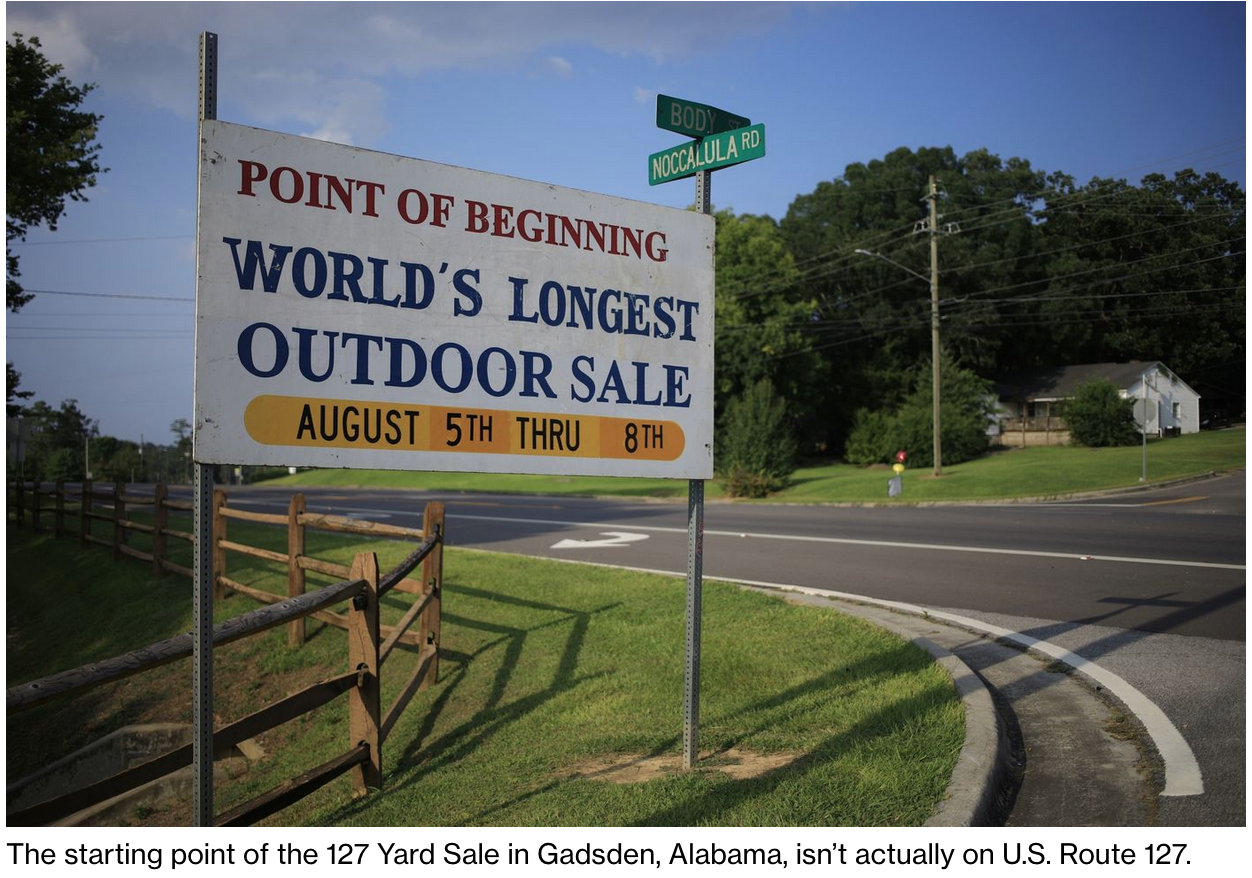 America’s 690 Mile-Long Yard Sale Entices A Nation of Deal Hunters