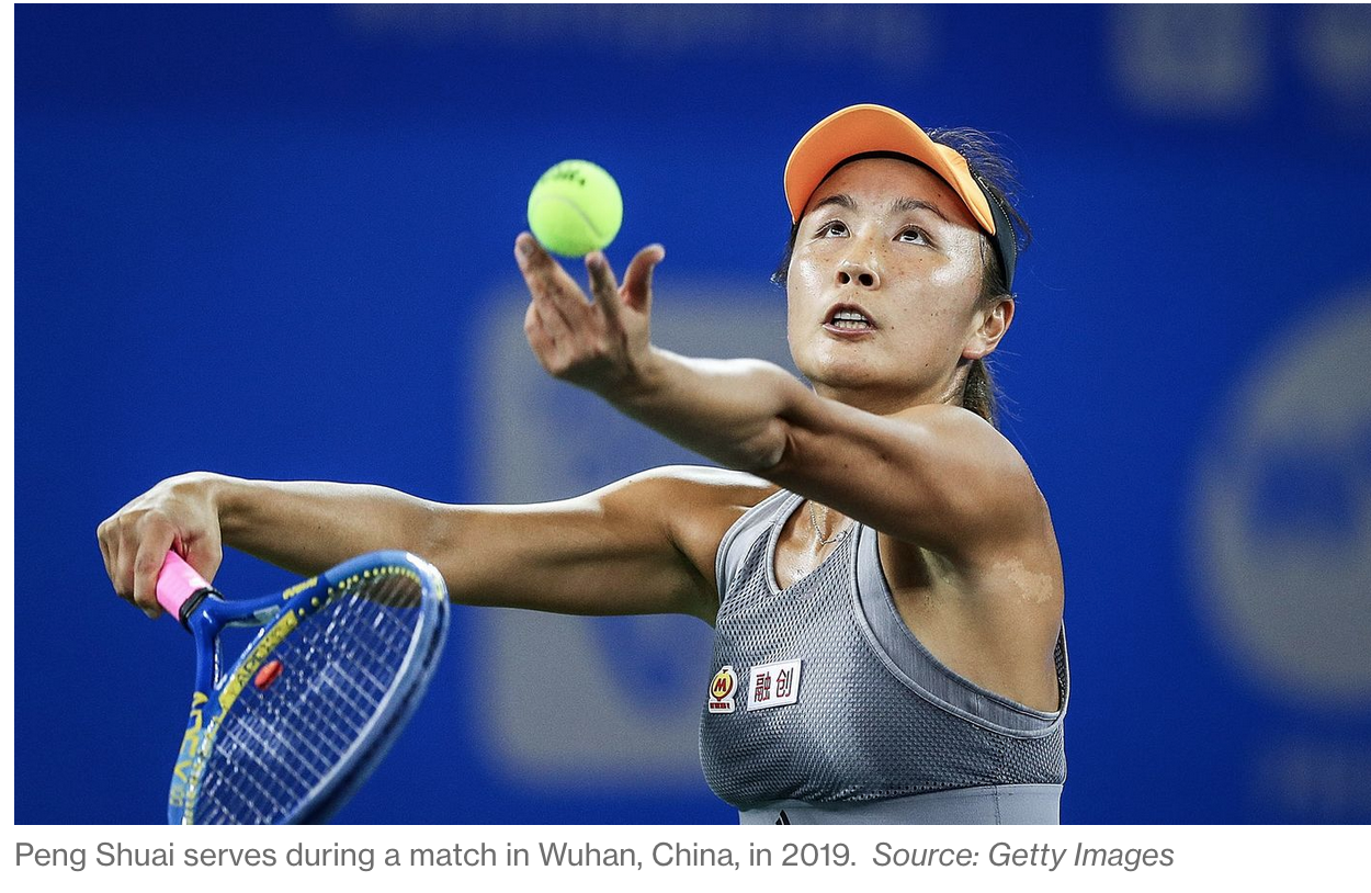 Outcry Grows As China Breaks Silence On Missing Tennis Star