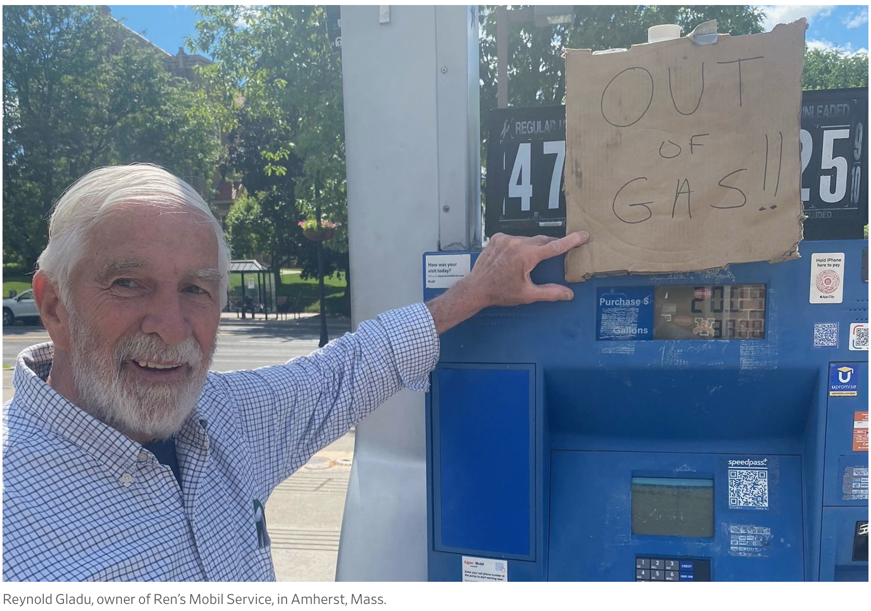 Gas Station Owner In Massachusetts Shuts Pumps To Protest Prices